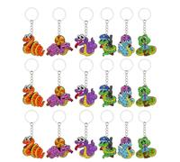Toddmomy 18pezzi Portachiavi Ciondolo Serpente Stile Cartone Accessori Divertenti Per Zaini e Feste Per Ragazzo Ragazza Regali Adorabili Per Compleanni e Occasioni Speciali