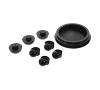 Toddmomy 1set Accessori Per Batteria Silicone Per Smorzamento Del Suono Compatibile Con Tutti Marchi Di Batteria Include Coperture Per Dita Pad Antiscivolo e Pad Per Piedi Per Pratiche e
