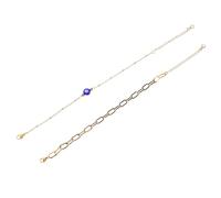 Toddmomy 1set Bracciale Regolabile Inossidabile Charm Per Accessorio Per Occasione Per Compleanni e