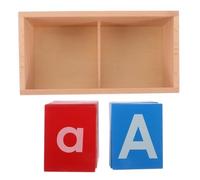 Toddmomy 1set Con Smerigliate Montessori Per Apprendimento Linguistico Dei Per Scuole e