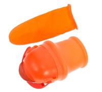 Toddmomy 1set Cutter Per Giardinaggio Silicone Con Protettore Per Dito Strumento Portatile Per Raccolta Frutta e Verdura Comodo e Leggero Per Meloni Fragole e Altro