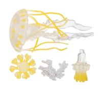 Toddmomy 1set Giocattoli Educativi Per Ragazzo Ragazza Figurine Della Vita Marina Con Ciclo Di Vita Della Medusa Decorazioni Oceaniche Per Apprendimento Prescolare e Giochi Interattivi
