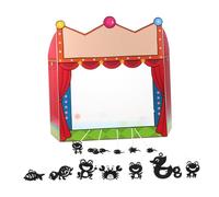 Toddmomy 1set Marionette Ombra Cinesi Fatto Mano Teatrino Educativo Per Adulti Gioco Creativo Con Strumenti Scientifici e Ombre Per Attività Scolastiche e Familiari