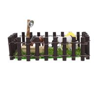 Toddmomy 1set Miniatura Dollhouse Farm Con Stalla Per e Recinto Accessori Per Decorazioni e Fotografia Di Scene Miniatura Adatto Per Case Delle Bambole e Paesaggi Decorativi