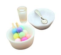 Toddmomy 1set Miniature Dessert Food Model Accessori Chic Per Decorazioni Snack e Dolci e Dettagliato