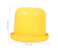 Toddmomy 2 Bicchieri per Dadi in Plastica Resistenza con Dadi Colorati per Giochi da Tavolo e Include Contenitore con Base per Party e Colore Casuale Colore Casuale