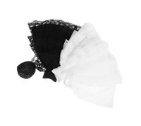 Toddmomy 2 da Sposa per Bambole in Pizzo Bianco e Nero Vestiti Miniatura di Ruolo e Decorazioni Casa delle Bambole Accessori Costume Eleganti per Figure d Azione
