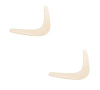 Toddmomy 2 Pezzi Boomerang Legno per Adulti da e per Attività All Divertimento e Esercizio per Età