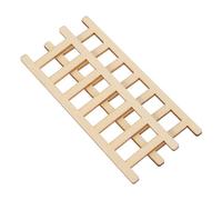 Toddmomy 2 Pezzi Decorazione mini ladder minuscolo casa scala decorativa in miniatura mini scala in legno piccolo arredamento a scala mobili in miniatura di legno