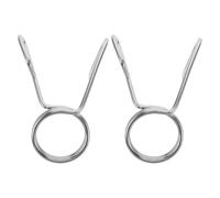 Toddmomy 2 Pezzi di a Molla per bilanciere, Morsetti in Metallo per Sollevamento Pesi per Un Allenamento Sicuro, Morsetti per manubri, Accessori di Sicurezza per l'allenamento della Forza