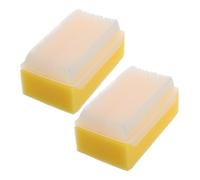 Toddmomy 2 Pezzi Dispositivo Per L'allenamento Sensoriale Sponge Da Bagno Per Spazzola Per Unghie Spazzola Per Il Bagnetto Spazzola Appena Nata Pettine Per Plastica Yellow