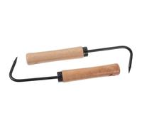 Toddmomy 2 Pezzi Estirpatore Manuale per Erbacce al Manganese con Ergonomico Strumento Giardinaggio per Rimozione e Diserbo Colore Casuale