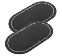 Toddmomy 2 Pezzi Patch Protettivi per Pelle di Batteria in Pet Nero, Rinforzo e Protezione per Grancassa, Elimina Sovratoni Indesiderati, per Esibizioni Live e Jam Sessions