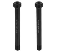 Toddmomy 2 Pezzi Perno Forcella Anteriore Bici, Adattatore mozzo Ruota in Lega di Alluminio, Adattatore a sgancio rapido Ruota per Mountain Bike/Bici da Strada M12x1, Pezzo di Ricambio per Bicicletta