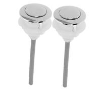 Toddmomy 2 pezzi Pulsante Scarico Wc Singolo Accessorio Ricambio Serbatoio Acqua Facile Installazione Materiale Robusto e Resistente Compatibile Copri Wc e Sedile Water
