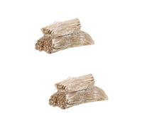Toddmomy 2 Pezzi Scatola Nascondi Chiavi Naturale per Esterni Decorativa e Resistente Accessorio Pratico e Sicurezza Garantita per Chiavi Nascoste