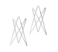 Toddmomy 2 Pezzi Staffa delle Piante Soilless pianta treppiedi Arredamento Esterno impianto Aereo whareaouse sostenium Stand per Piante da Esterno Supporto per Piante Fuori Porta Bianca