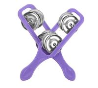 Toddmomy 2 pezzi Strumenti Musicali per Piatti Mano Design Ergonomico Leggero per Educazione Musicale Prescolare Suono Autentico Orff per Sviluppo Coordinazione e Ritmo