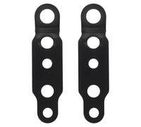 Toddmomy 2 pezzi Supporto per luce LED per specchietto retrovisore moto, colore nero