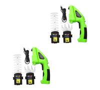 Toddmomy 2 Pezzi Tagliasiepi Elettrico Potatore Batteria per Forbice Elettrica per Potatura Strumento Ergonomico per Rifinitura Siepi