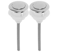 Toddmomy 2 Pz Pulsante Scarico Wc 38X46Mm Kit Riparazione Serbatoio Acqua Pulsante Singolo Accessori Bagno Ricambio per Coperchio Water