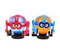 Toddmomy 2 Set Giocattolo con palloncino da battaglia duello scherma divertimento gioco compleanno Tabella dei giochi pallone a pugni robot da battaglia plastica