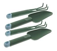 Toddmomy 2 Set Kit Attrezzi da Giardino Leggeri e Portatili Rastrello e Cazzuola Ergonomici per Piantare Estirpare Erbacce e Curare Bonsai per Lavori Delicati e Uso Outdoor