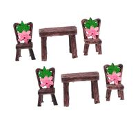 Toddmomy 2 Set Miniature Tavolo per Decorazione Casa Accessori per DIY Arredamento Moderno e Vintagper Balcone