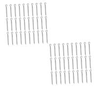 Toddmomy 2 Set Perni Bloccaggio per Pastiglie Inossidabile per Bici Resistente Idraulici E Mountain Bike Sostituzione Facile delle Pastiglie 30 * 2
