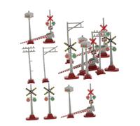 Toddmomy 2 Set Semafori: Set Treni Dettagliati - Stradali in Miniatura E Segnalazione, Passaggio A Livello