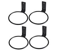 Toddmomy 2 Set Supporto da Parete per Vasi Anello Porta Fioriera per Balcone E Giardino Staffa Robustaper Piante da Ed Esterno Montaggio Muro 2 Pezzi * 2