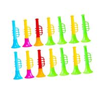 Toddmomy 20 Mini Trombe in Plastica Sicura per Strumenti Musicali Educativi Colorati per Ragazzi e Ragazze Giocattoli Musicali Divertenti e Compatti per Feste e Regali Colore Casuale