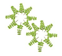 Toddmomy 20 Pezzi Alberi Modellini Bottiglia, Mini Alberi per Modellismo, Plastico, Verde Chiaro, per Diorama e Scenografia Treni Modellini