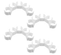 Toddmomy 20 Pezzi Cuscinetti Antiscivolo per Gambe Sedia a U in Plastica Manicotti di Ricambio per Piedini Amaca 38-42Mm Protezione Pavimenti per Sedie a Slitta e Supporti Sospesi