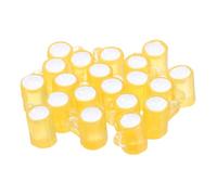 Toddmomy 20 Pezzi Mini Boccale Di Birra Oggetti Per La Casa Delle Bambole Bicchieri in Miniatura Accessori in Cucina in Miniatura Cose in Miniatura Cose Di Miniera Mini Tazze Resina Giallo