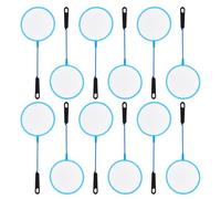 Toddmomy 20 Pezzi rete per acquario di pesci rete di pesci betta fine giocattoli di esplorazione all'aperto Gambero ABS Sky-blue