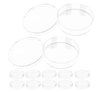 Toddmomy 20 Piatti Petri in Plastica con Coperchio per Coltura Cellulare, Trasparenti per Ingegneria dei Tessuti e Osservazione Chiara in Laboratorio