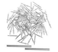 Toddmomy 200 pezzi Chiodi Doppia Testa in Ferro per Battiscopa e Cornici Manicotti Fissaggio Sicuro per Pareti in Cartongesso e Decorazioni per Installazioni Senza Tracce