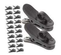 Toddmomy 200 pezzi Clip per Cuffie e Microfono Girevoli in Plastica Leggera Fermacavi per Cavi Auricolari e Clip Filo Cuffie Facili da Installare e Resistenti per Uso Quotidiano