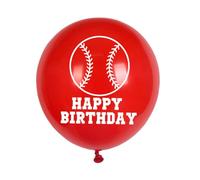 Toddmomy 24 Palloncini in Lattice Motivo Baseball Set Decorazioni per Feste a Tema Baseball Palloncini Stampati per Compleanni e Raduni Colorati per Pareti e Soffitti Colore Colore Casuale