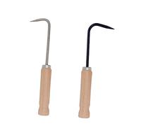 Toddmomy 2Pezzi Estirpatore Manuale Inossidabile con Legno Ergonomico Diserbante Portatile per Rimuove Facilmente Erbacce