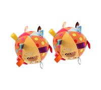 Toddmomy 2pezzi Giocattoli Sensory Plush Per Palline Morbide Con Educativo Montessori Con Etichette Per Motorio Per Lettini e Auto