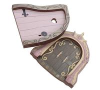 Toddmomy 2pezzi Porta Fatata Legno per Giardino Decorazioni Miniature per Esterni Accessori per Casa delle Fate Resistente e Durevole per Creare Atmosfere Magiche nel Tuo Spazio