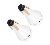 Toddmomy 2pezzi Sordina Dritta per Tromba in Plastica Riduzione del Suono Professionale per Esercitazioni in Appartamento Sostituzione Facile per Parti di Tromba