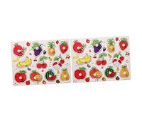 Toddmomy 2sets Puzzle Jigsaw Per Educativo Per Abilità Cognitive e Genitorialità Design Per Compleanno e