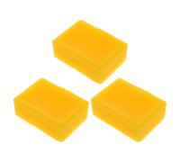 Toddmomy 3 blocchi di cera d'api pura gialla, barrette di cera | Pasta lucidante alla cera d'api per mobili, ideale per la cura del legno massello e il restauro di manufatti in legno,
