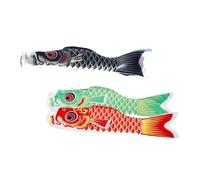 Toddmomy 3 pezzi Banderuole Giapponese Windsock Colorati per Decorazioni Esterne Ristorante Cortile Casa