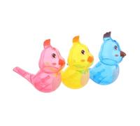 Toddmomy 3 Pezzi fischietto per fischio divertente adorabili fischietti di uccelli fischietti di uccelli dei cartoni animati fischio di dei cartoni animati plastica