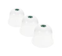 Toddmomy 3 Pezzi Mini Greenhouse Dome per Piante da Cloche per Protezione umidità per Tutela Verdure e Frutti