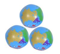 Toddmomy 3 Pezzi Palloni Gonfiabili Forma di Globo per Giochi Estivi Piscina Palloni da Spiaggia Educativi per Promuove Cooperazione e Interazione Sociale